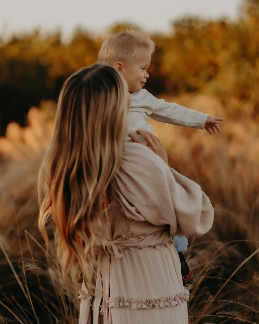 Lauren Maternity Gauze Unique Boho Dresses - Pregnancy - maternity clothes - ZeBu Be You