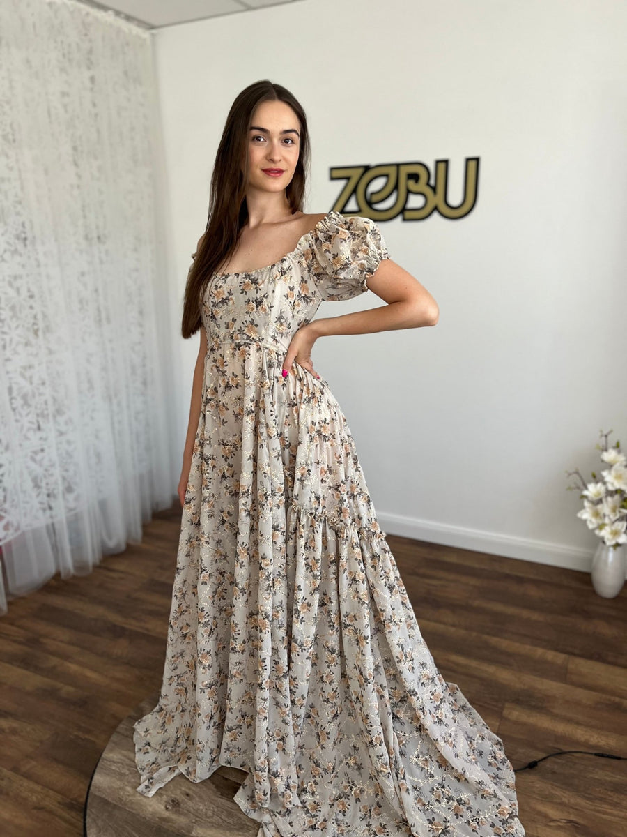 Leona - Maternity Chiffon Unique Boho dresses - Pregnancy - maternity clothes - ZeBu Be You