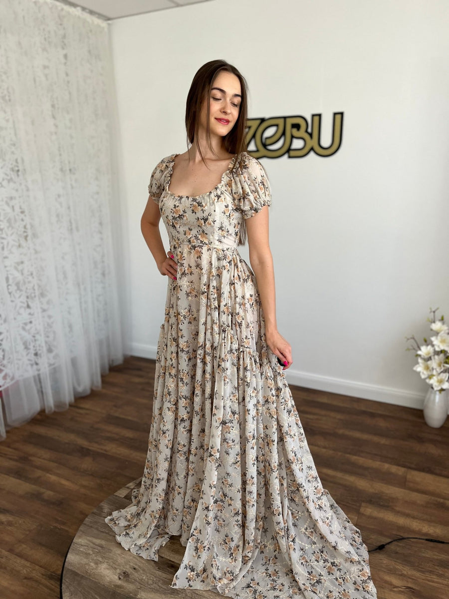 Leona - Maternity Chiffon Unique Boho dresses - Pregnancy - maternity clothes - ZeBu Be You