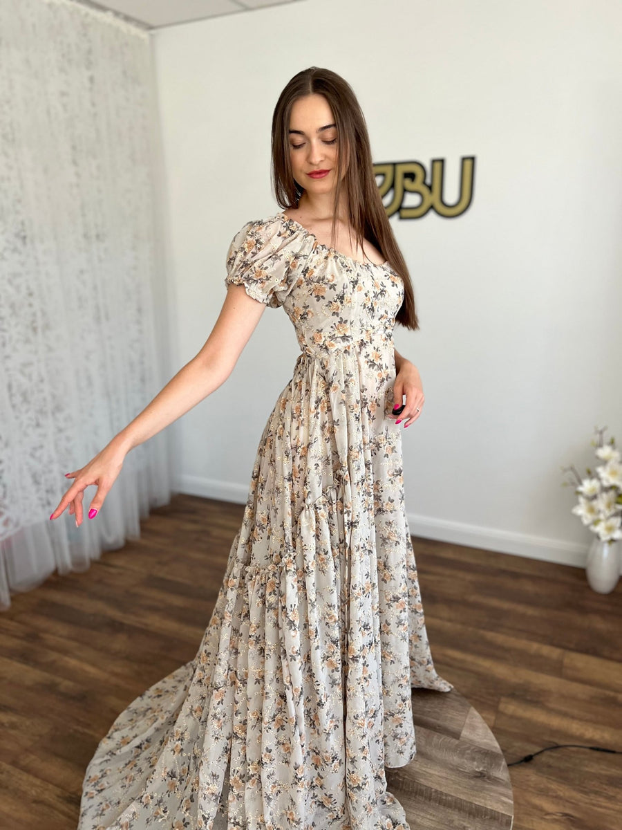 Leona - Maternity Chiffon Unique Boho dresses - Pregnancy - maternity clothes - ZeBu Be You
