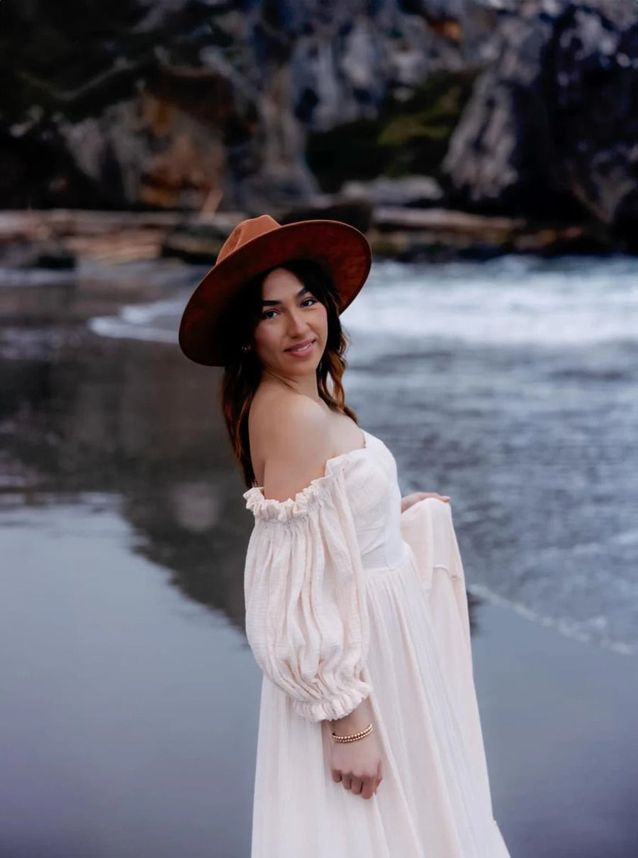 Linda Maternity Gauze Unique Boho Dresses - Pregnancy - maternity clothes - ZeBu Be You