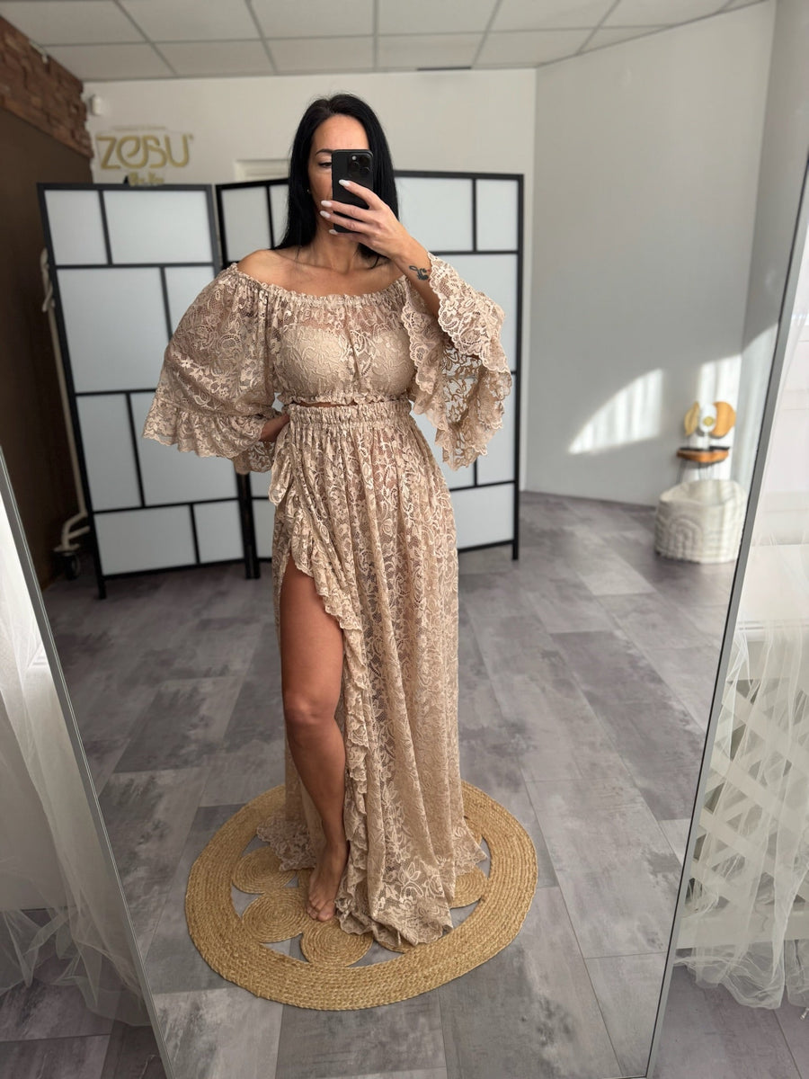 Loretta | Maternity Chiffon Unique Boho Dresses - VIP - Pregnancy - maternity clothes - ZeBu Be You