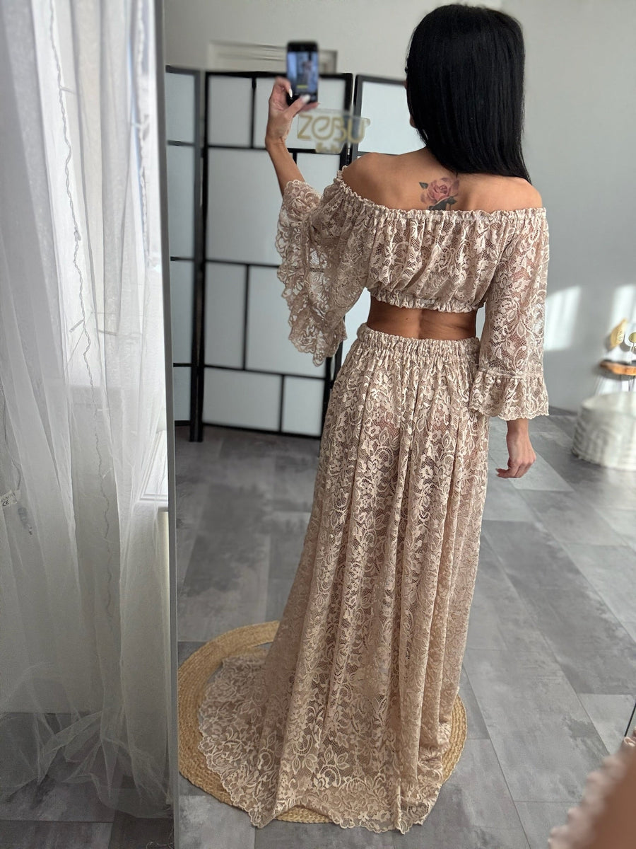 Loretta | Maternity Chiffon Unique Boho Dresses - VIP - Pregnancy - maternity clothes - ZeBu Be You