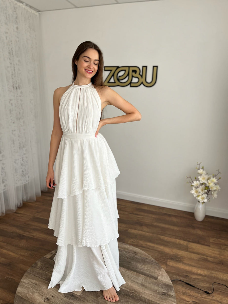 Louis - Boho dress for photoshoot - Pregnancy - maternity clothes - ZeBu Be You