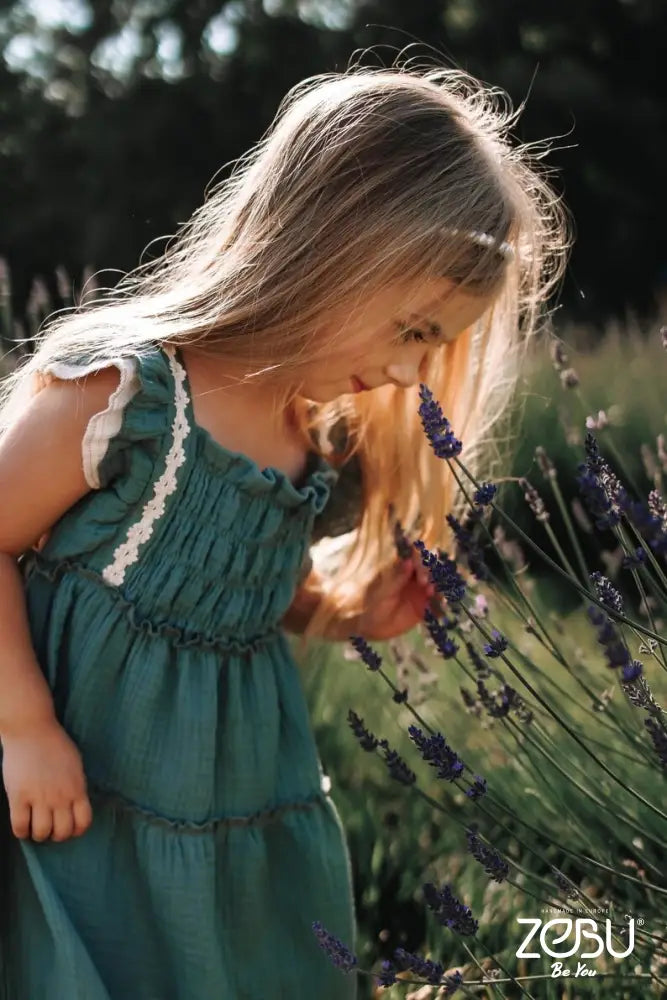 Lucy Gauze Baby Girl Dresses 1-4 Years Uk Kids / Olive Green - Pictured Girls/Toddlers Dresses