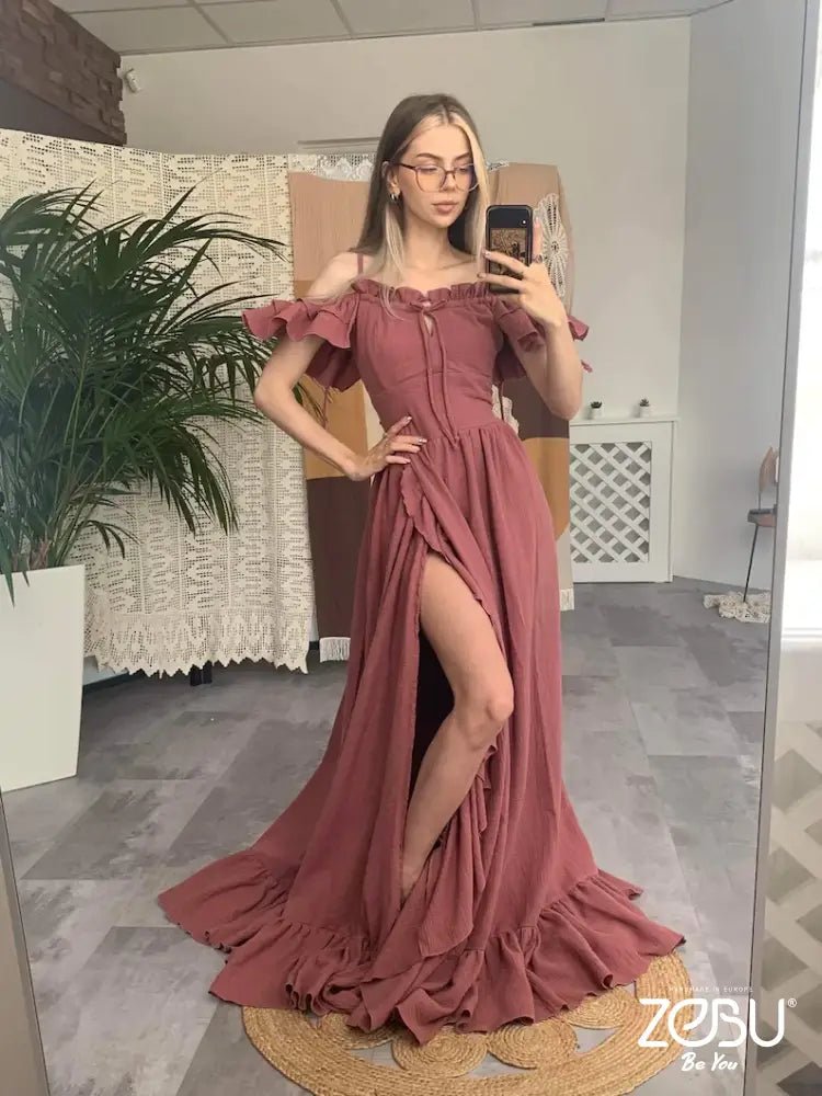 Magnolia Maternity Gauze Unique Boho Dresses - Pregnancy - maternity clothes - ZeBu Be You