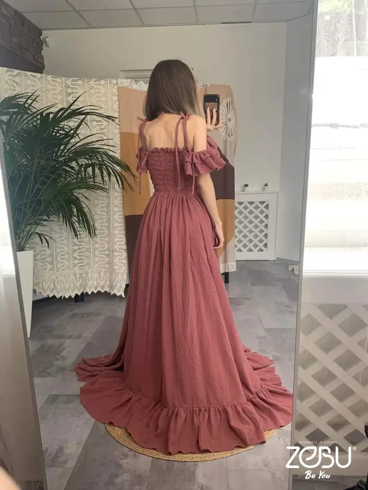 Magnolia Maternity Gauze Unique Boho Dresses - Pregnancy - maternity clothes - ZeBu Be You