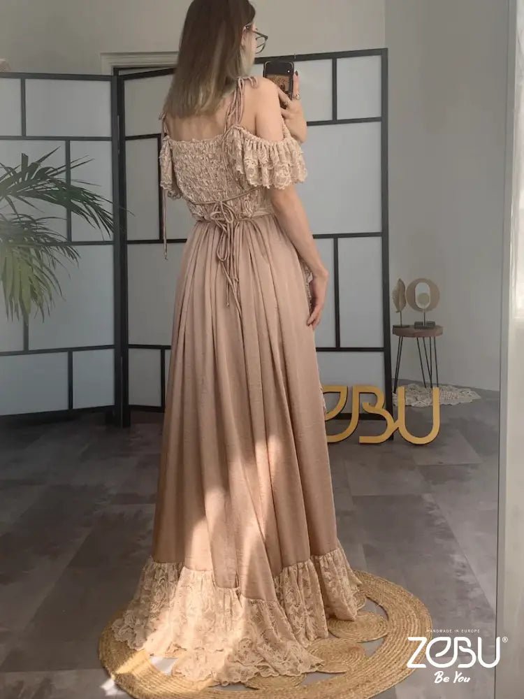 Magnolia Maternity Lace Unique Boho Dresses - Pregnancy - maternity clothes - ZeBu Be You