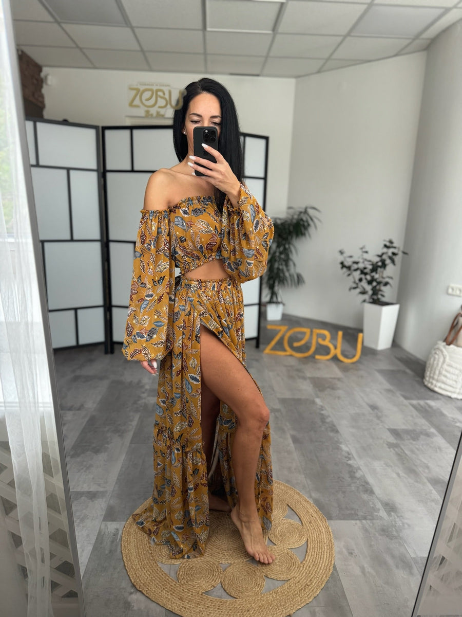 Melanie Maternity Chiffon Unique Boho Dresses - VIP - Pregnancy - maternity clothes - ZeBu Be You