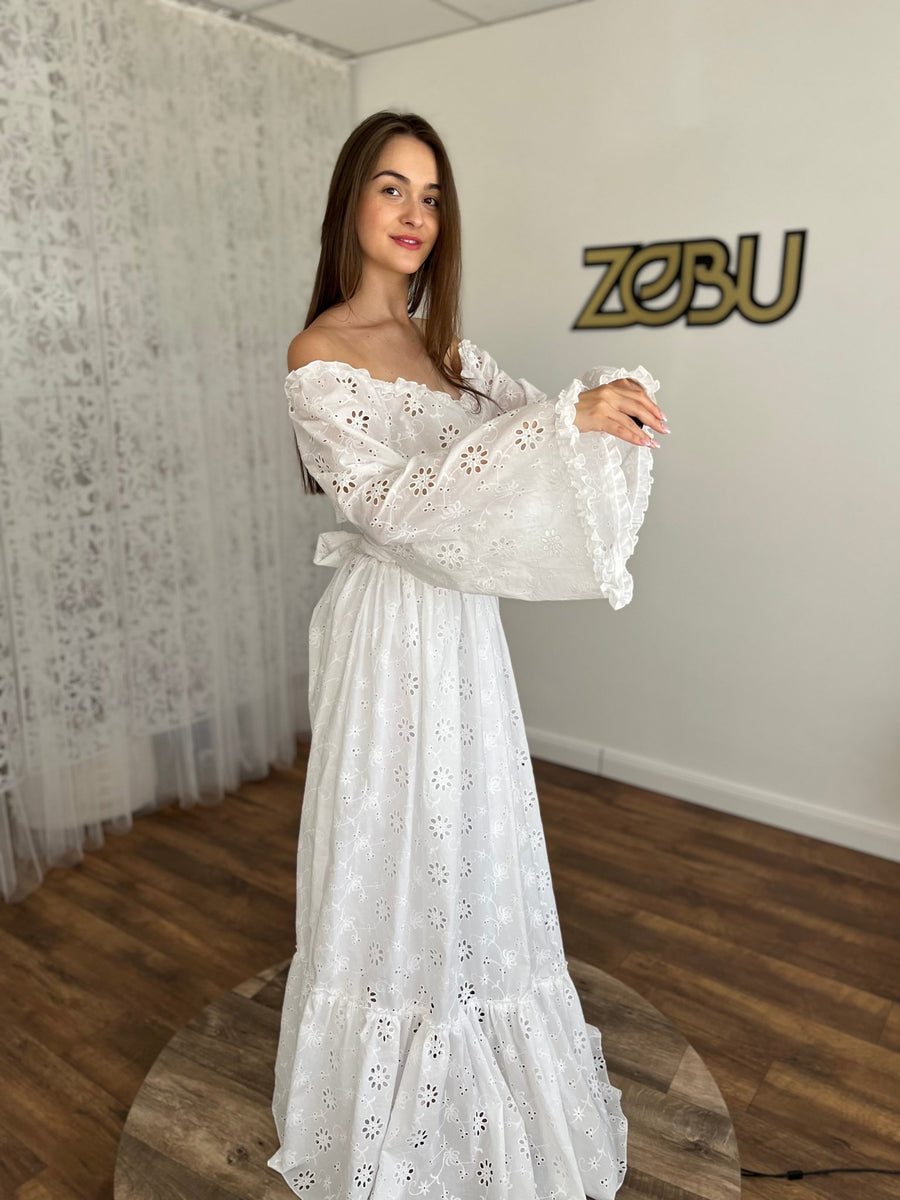 Miranda - Madeira Top and Skirt Set for Maternity Photoshoot - Pregnancy - maternity clothes - ZeBu Be You
