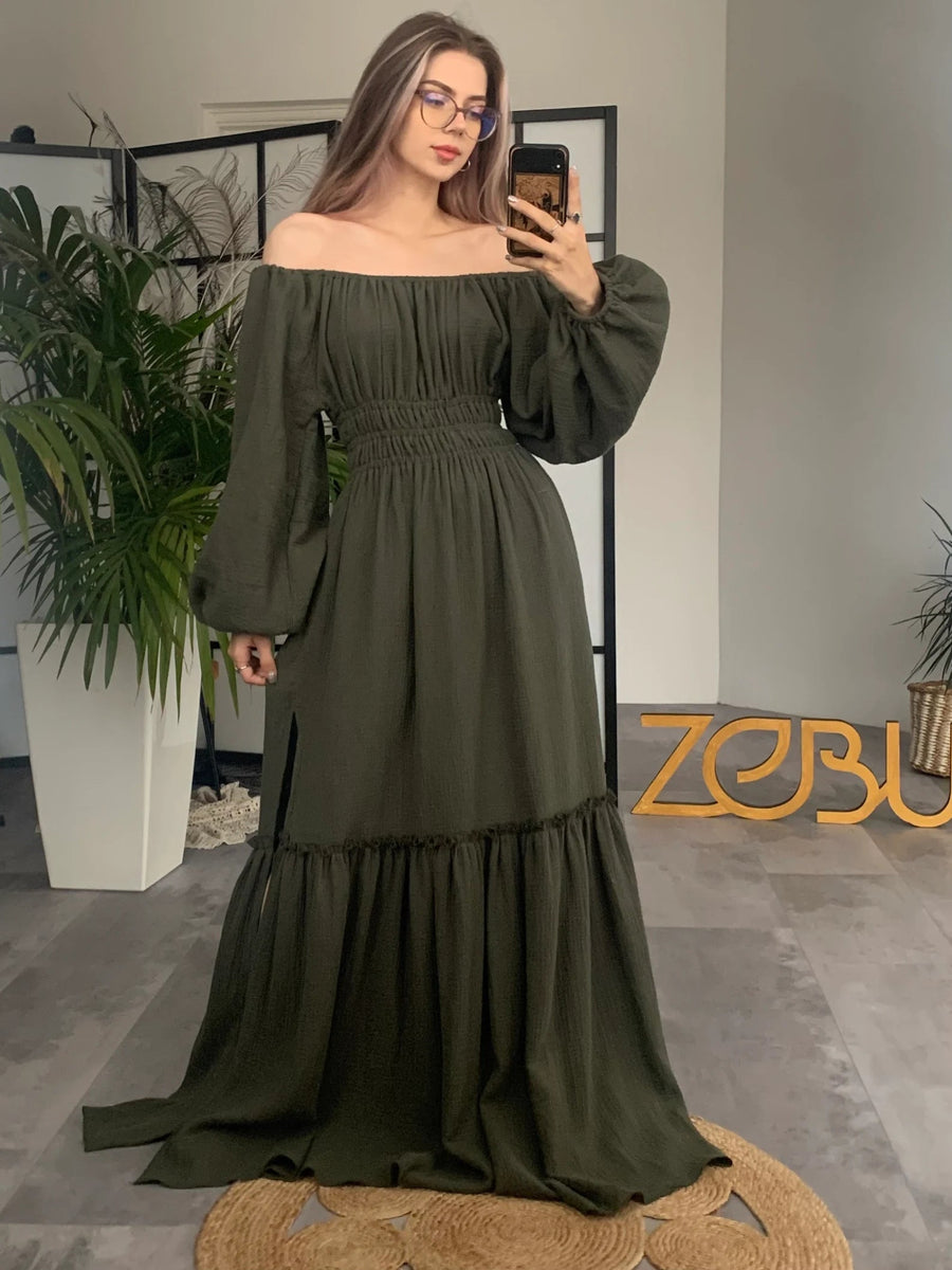 Namaste Maternity Gauze Unique Boho Dresses - Pregnancy - maternity clothes - ZeBu Be You