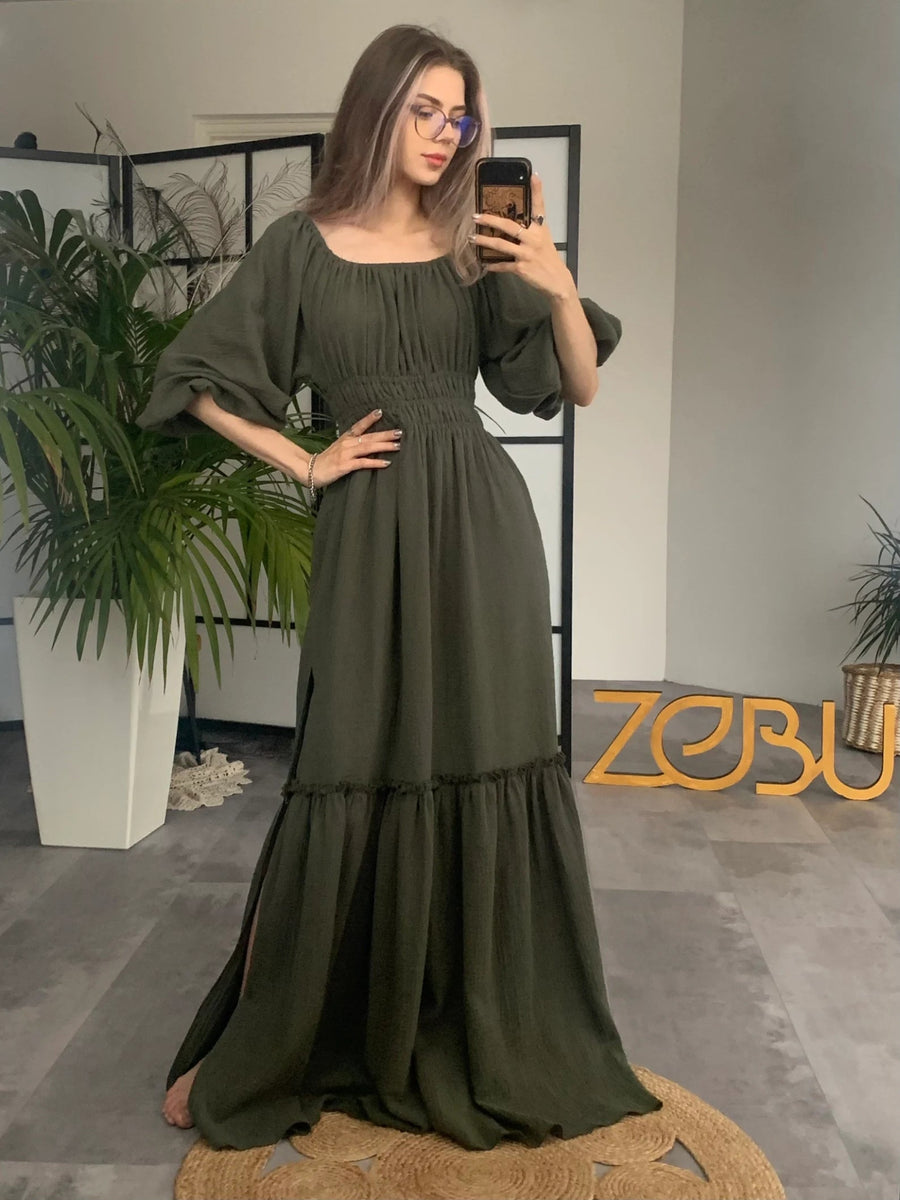 Namaste Maternity Gauze Unique Boho Dresses - Pregnancy - maternity clothes - ZeBu Be You
