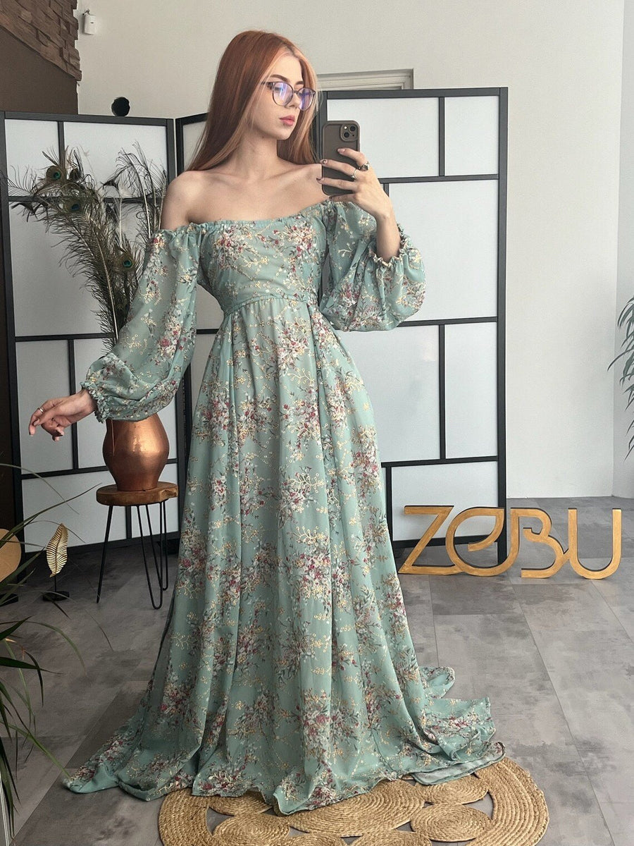 Secret garden - Oasis - Unique Boho Maternity Photoshoot Dresses XS-M Secret garden - Oasis - Unique Boho Maternity Photoshoot Dresses XS-M