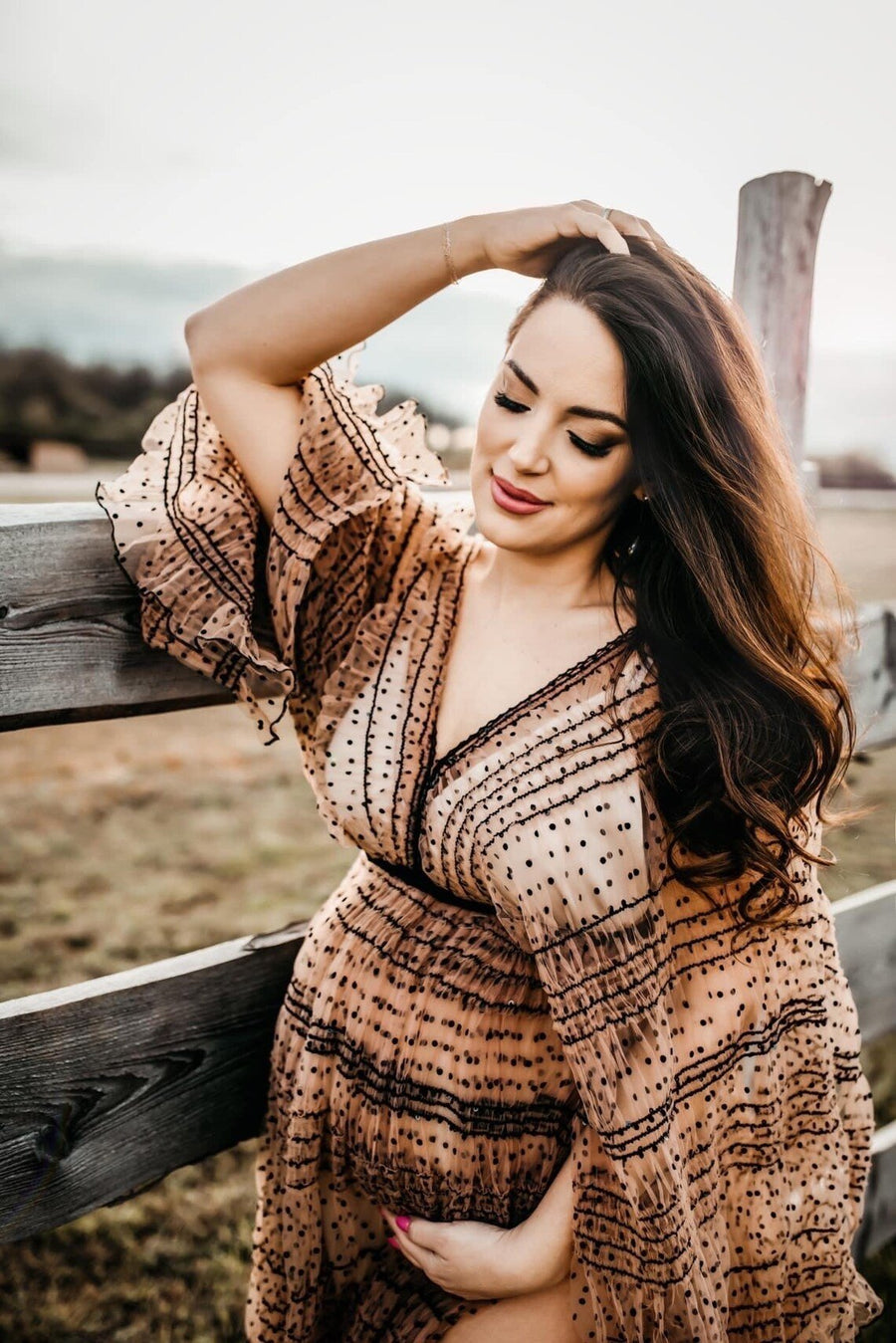 Ofelia Sequin Maternity Unique Boho Dresses - Pregnancy - maternity clothes - ZeBu Be You