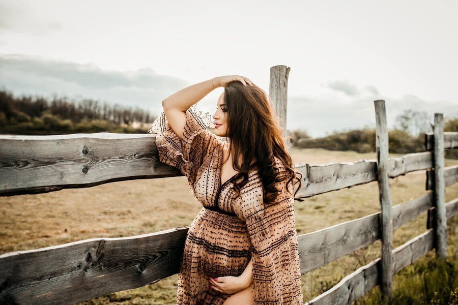 Ofelia Sequin Maternity Unique Boho Dresses - Pregnancy - maternity clothes - ZeBu Be You