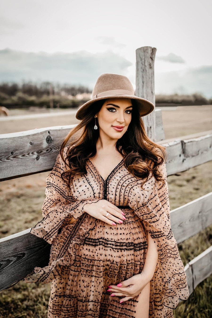 Ofelia Sequin Maternity Unique Boho Dresses - Pregnancy - maternity clothes - ZeBu Be You