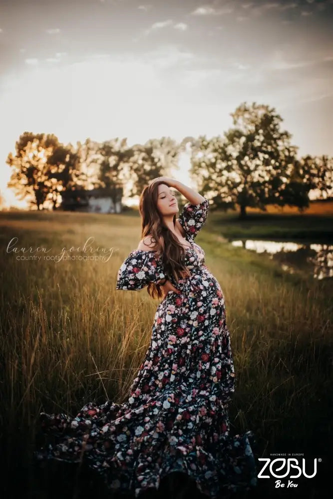 Petal Maternity Gauze Unique Boho Dresses
