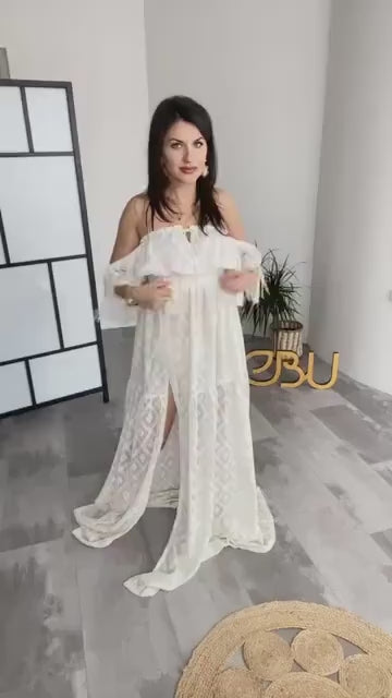 Madison Lace Two-Piece Boho Maternity dresses