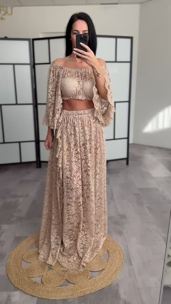 Loretta | Maternity Lace Unique Boho Dresses