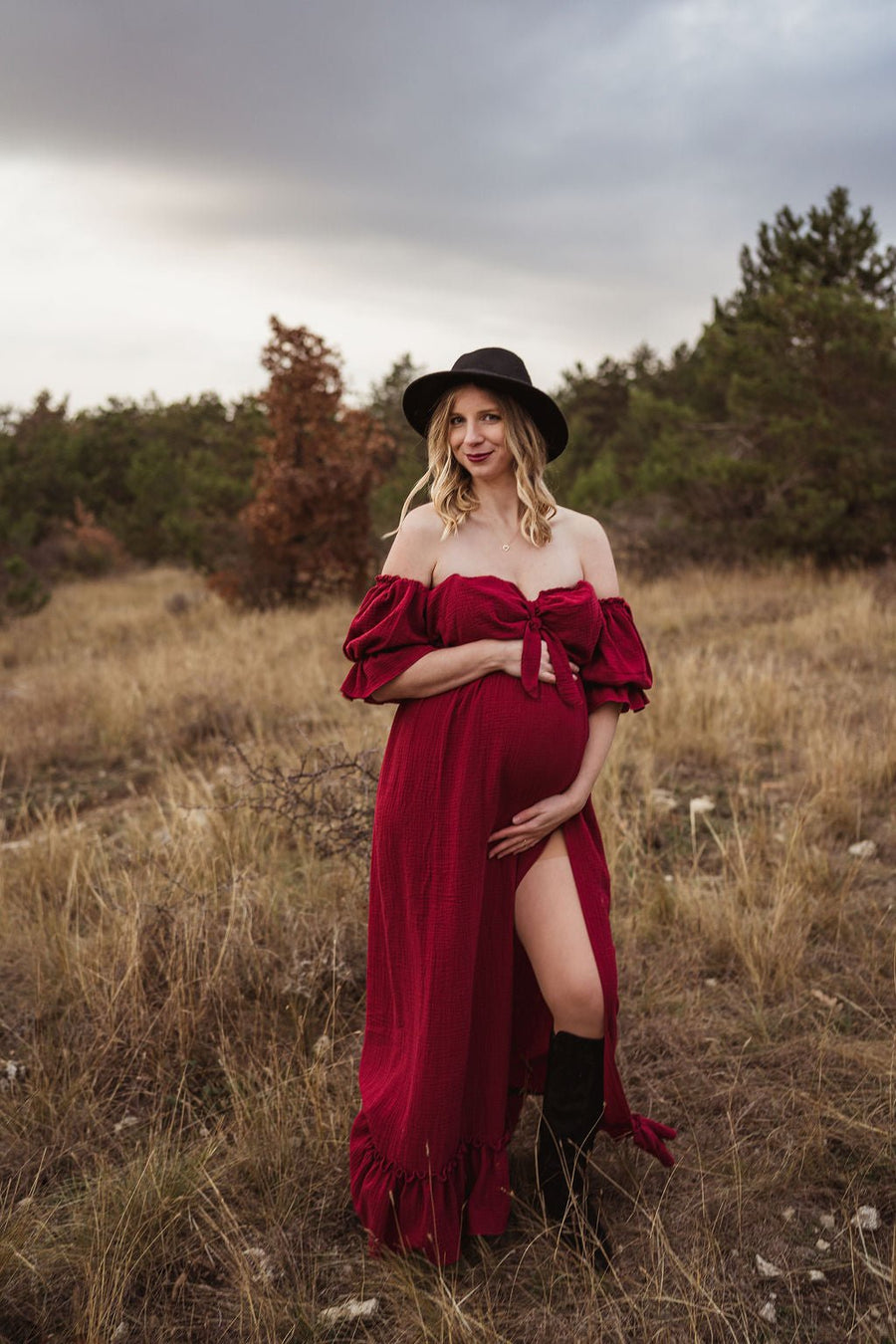two piece boho maternity dress Rosamund No Bleach Size (AU):L Jessica Bara Tezza Halter era:1980s