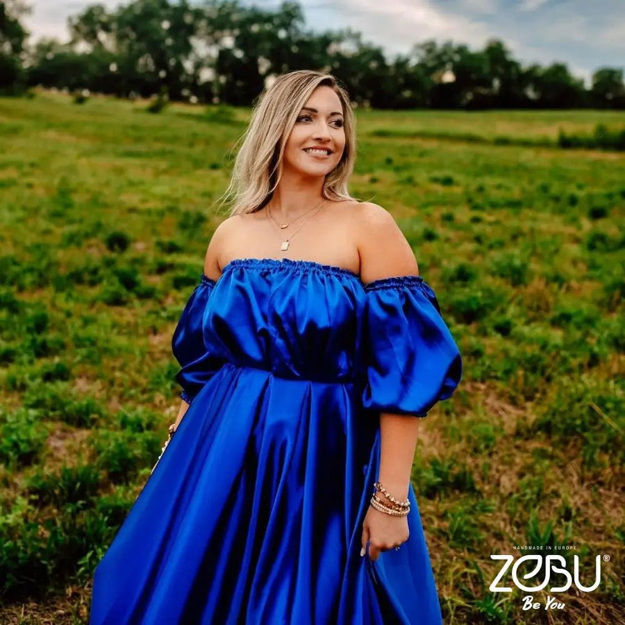 Samsara Maternity Satin Unique Boho Dresses - Pregnancy - maternity clothes - ZeBu Be You