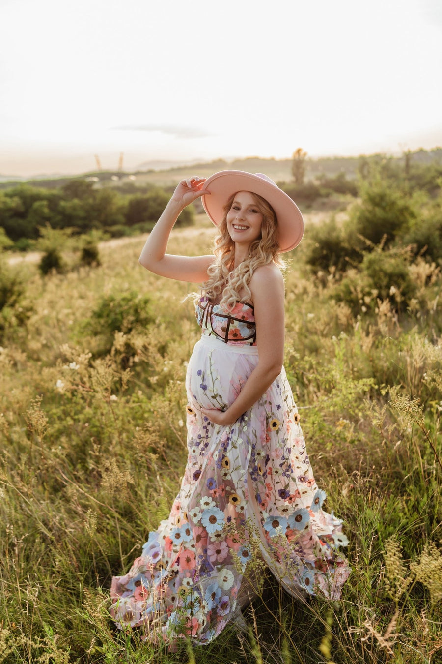 Spring love - Dress for Photo shoot - Pregnancy - maternity clothes - ZeBu Be You