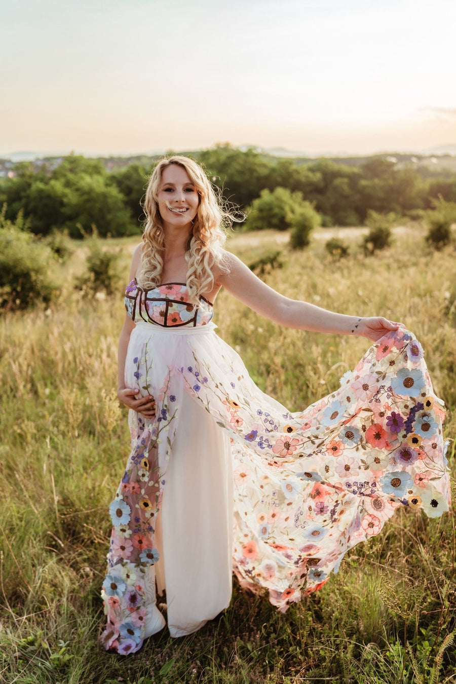 Spring love - Dress for Photo shoot - Pregnancy - maternity clothes - ZeBu Be You