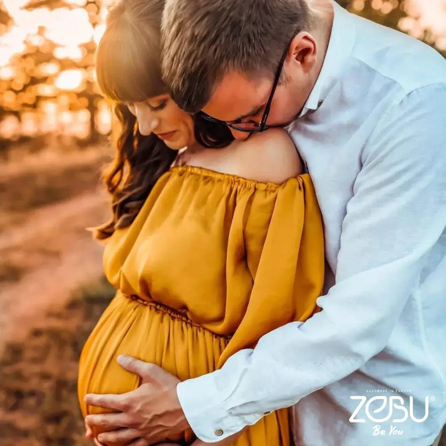 Sunflower Maternity Silk Unique Boho Dresses - Pregnancy - maternity clothes - ZeBu Be You