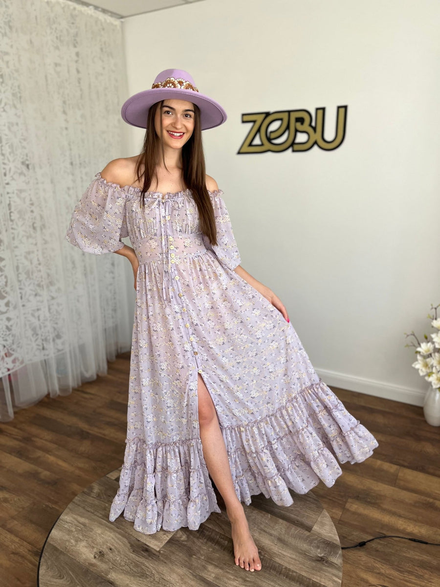 Sunset - Maternity Gauze Unique Boho Dresses - Pregnancy - maternity clothes - ZeBu Be You