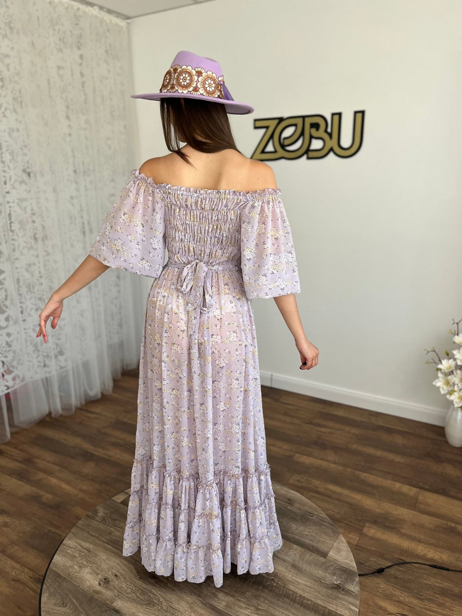 Sunset - Maternity Gauze Unique Boho Dresses - Pregnancy - maternity clothes - ZeBu Be You