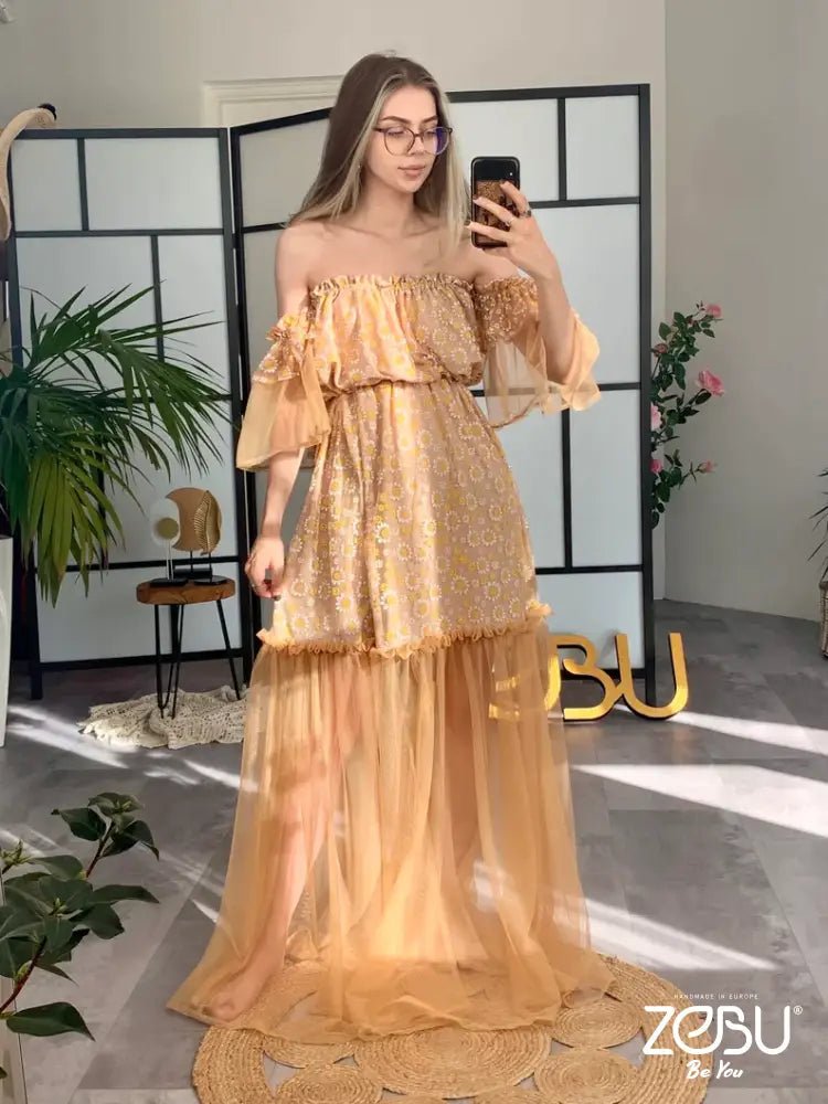 Suzy Chiffon Unique Boho Dresses - Pregnancy - maternity clothes - ZeBu Be You