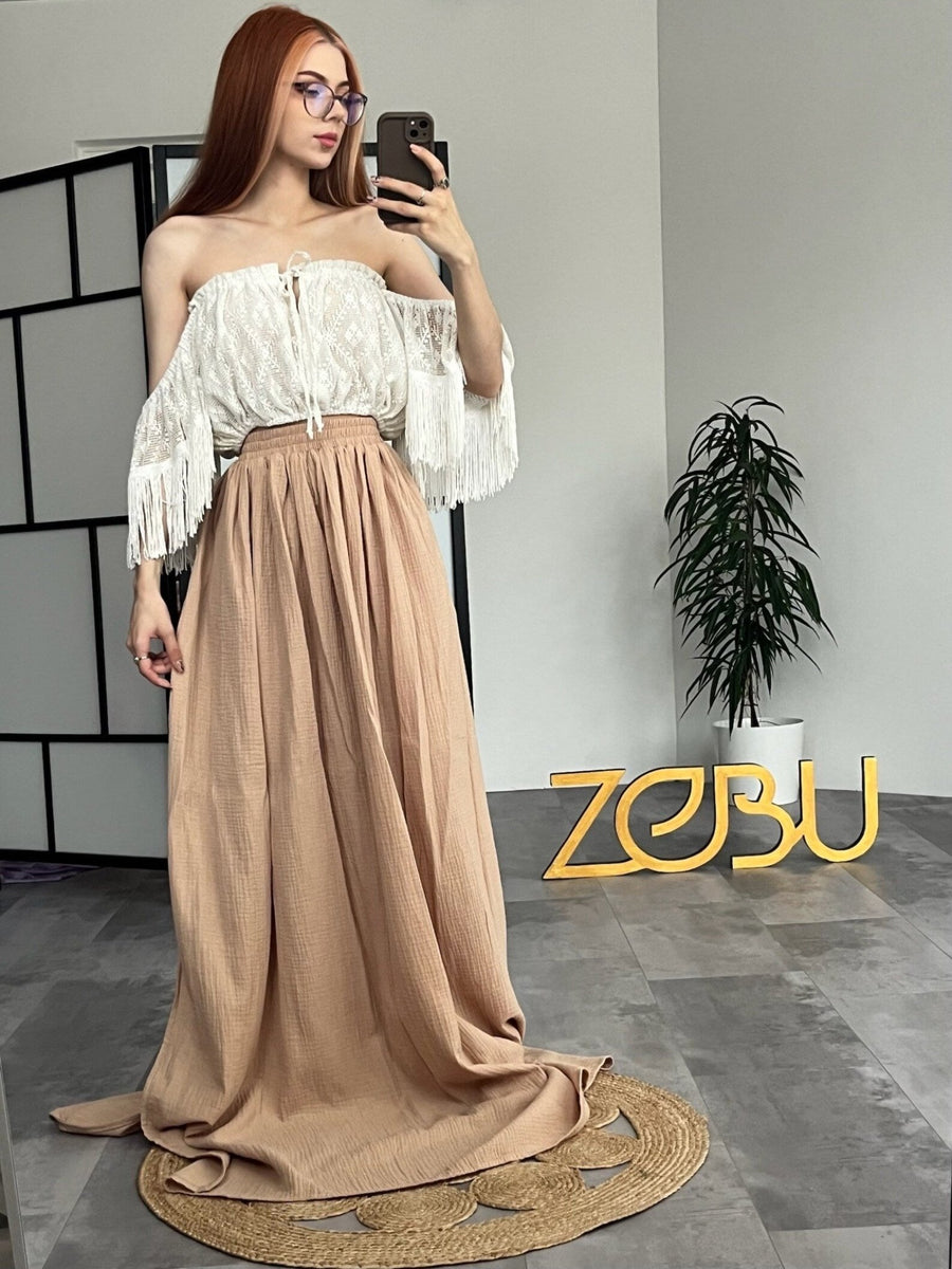 Tamara Gauze Maternity Unique Boho Dresses - Pregnancy - maternity clothes - ZeBu Be You