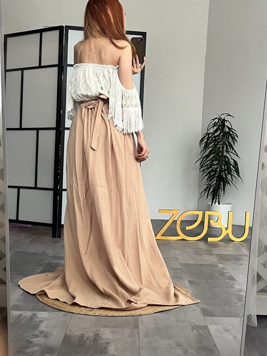 Tamara Gauze Maternity Unique Boho Dresses - Pregnancy - maternity clothes - ZeBu Be You