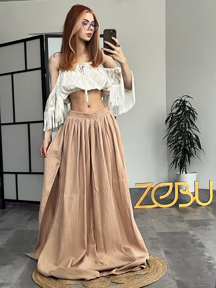 Tamara Gauze Maternity Unique Boho Dresses - Pregnancy - maternity clothes - ZeBu Be You