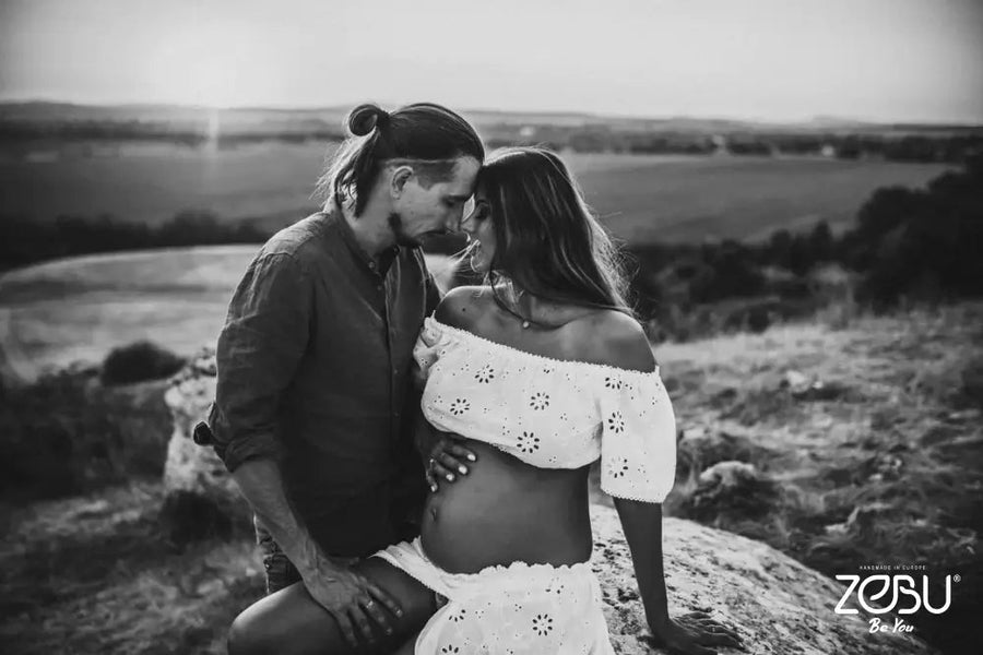 Viva Lace Top and Skirt Set for Maternity Photoshoot - Pregnancy - maternity clothes - ZeBu Be You