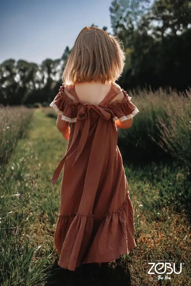 Wanda Gauze Baby Girl Dresses - Pregnancy - maternity clothes - ZeBu Be You