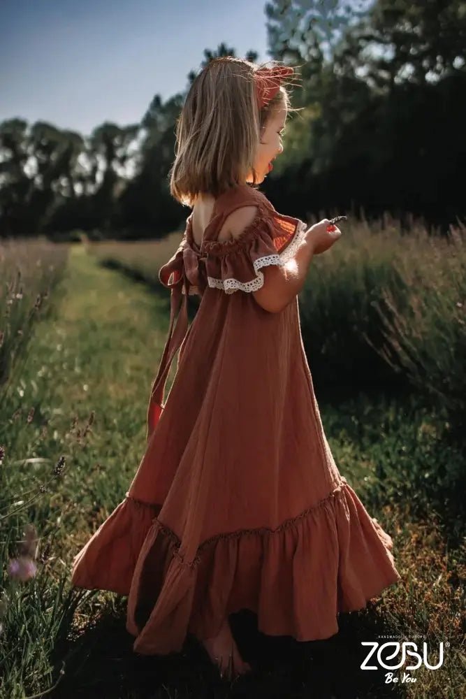 Wanda Gauze Baby Girl Dresses - Pregnancy - maternity clothes - ZeBu Be You