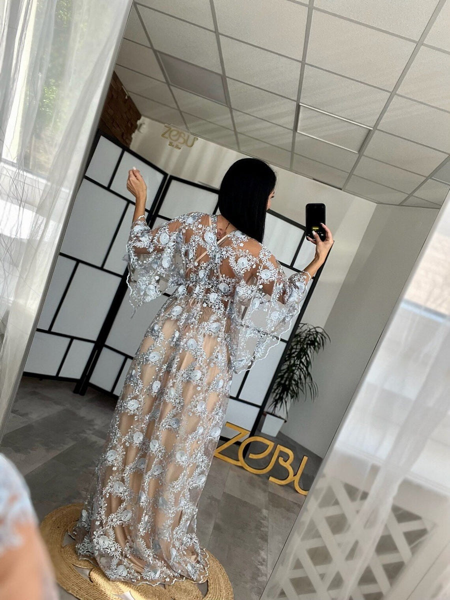 Zenna Lace Maternity Unique Boho Dresses - Pregnancy - maternity clothes - ZeBu Be You